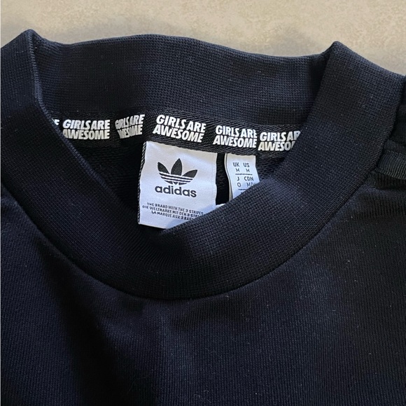 Black Adidas Crew Neck M - Picture 3 of 4